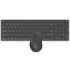Rapoo 9700M Pack Teclado Ultrafino + Raton Inalambricos - Bluetooth y 2.4GHz -  Raton 1600 DPI - Bateria Recargable Ecologica - Autonomia hasta 12 Meses - Color Negro