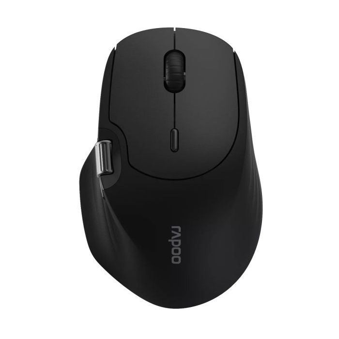 Rapoo MT560 Raton Inalambrico - Bluetooh y 2.4GHz - 4000 DPI - Bateria Recargable Ecologica - Color Negro