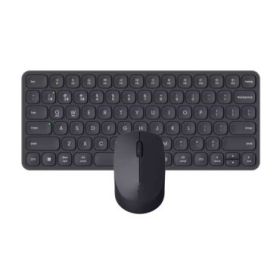 Rapoo 9010M Pack Teclado Compacto + Raton Inalambricos - Bluetooth y 2.4GHz -  Raton 2400 DPI - Autonomia hasta 12 Meses - Color Negro