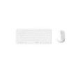 Rapoo 9010M Pack Teclado Compacto + Raton Inalambricos - Bluetooth y 2.4GHz -  Raton 2400 DPI - Autonomia hasta 12 Meses - Color Blanco