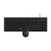 Rapoo NX1500 Pack Teclado + Raton USB - Raton 1000 DPI - Plug & Play - Color Negro