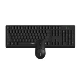 Rapoo X1500 Pack Teclado + Raton Inalambricos - 2.4GHz -  Raton 1200 DPI - Autonomia hasta 12 Meses - Color Negro