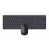 Rapoo 9310M Pack Teclado Ultrafino + Raton Inalambricos - Bluetooth y 2.4GHz -  Raton 2400 DPI - Autonomia hasta 12 Meses - Color Negro