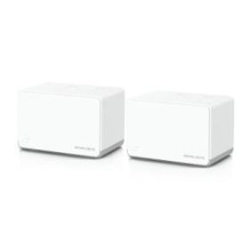 Mercusys Halo H70X Sistema Wi-Fi 6 Mesh AX1800 Doble Banda - 2 Unidades Halo - Cobertura hasta 550 m² - Color Blanco