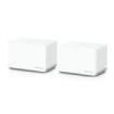 Mercusys Halo H70X Sistema Wi-Fi 6 Mesh AX1800 Doble Banda - 2 Unidades Halo - Cobertura hasta 550 m² - Color Blanco