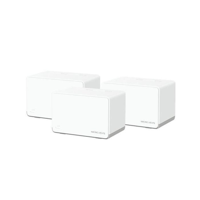 Mercusys Halo H70X Sistema Wi-Fi 6 Mesh AX1800 Doble Banda - 3 Unidades Halo - Cobertura hasta 550 m² - Color Blanco