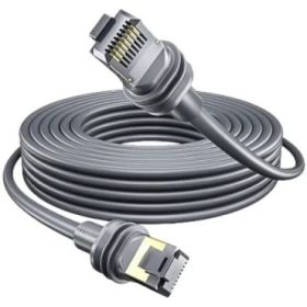Vention Cable de Red Starlink Cat.7 - Longitud 30m - Contactos Chapados en Oro - Velocidad hasta 10Gbps - 28AWG - Cubierta de PVC - Color Gris