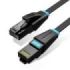 Vention Cable de Red - Cat.6a UTP - Longitud 2m - Velocidad hasta 1Gbps - 32AWG - Cubierta de PVC - Color Negro