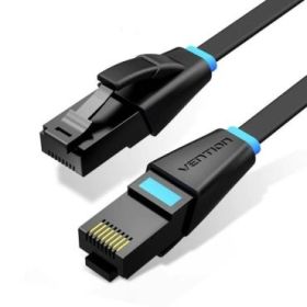 Vention Cable de Red - Cat.6a UTP - Longitud 2m - Velocidad hasta 1Gbps - 32AWG - Cubierta de PVC - Color Negro