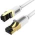 Vention Cable de Red Cat.7 SFTP - Longitud 1.5m - Velocidad hasta 10Gbps - 28AWG - Cubierta de PVC - Conectores Chapados en Oro - Color Gris