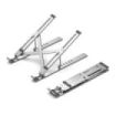 Vention Soporte para Portatiles hasta 17" - Soporta hasta 15kg - Antideslizante - Aluminio - Angulo Ajustable - Color Plata