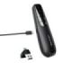Vention Presentador Inalambrico - Puntero Laser Rojo - Bateria 200mAh - Cable USB-C Incluido - Alcance hasta 50m - Control de Cursor - Color Negro