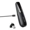 Vention Presentador Inalambrico - Puntero Laser Rojo - Bateria 200mAh - Cable USB-C Incluido - Alcance hasta 50m - Control de Cursor - Color Negro