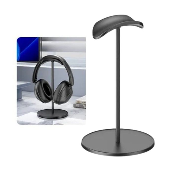 Vention Soporte de Sobremesa para Auriculares - Universal - Forma de U - 235x115x115mm - Color Negro