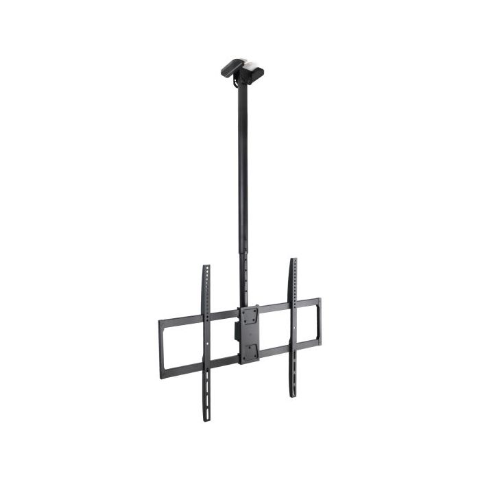 Tooq Soporte de Techo para Pantallas 50-100" - Giratorio, Inclinable y Extensible - Gestion de Cables - Peso Max. 80kg - VESA Max. 800x600mm - Color Negro