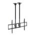 Tooq Soporte de Techo para Pantallas 60-120" - Doble Mastil - Inclinable y Extensible - Gestion de Cables - Peso Max. 120kg - VESA Max. 1000x600mm - Color Negro