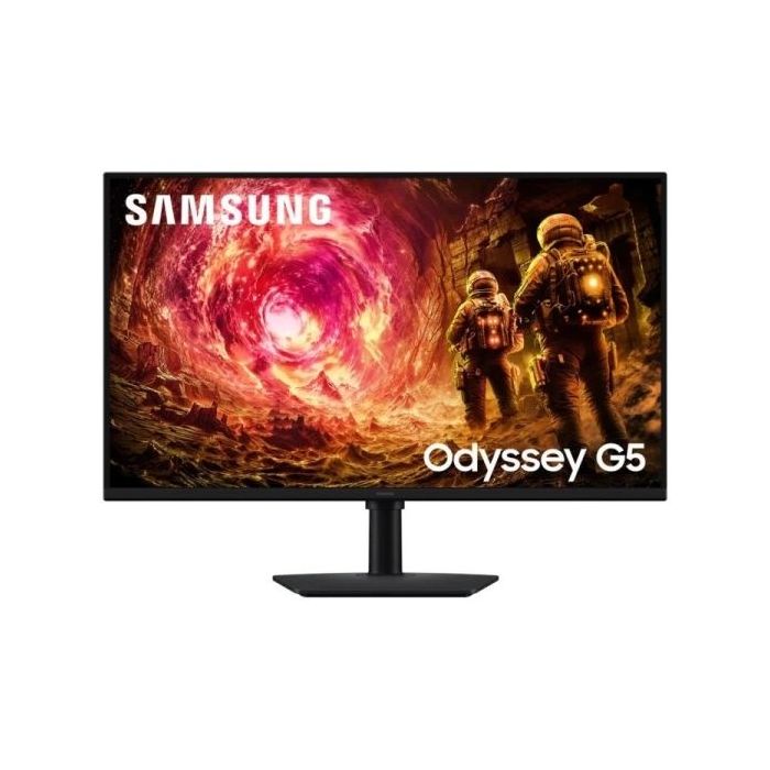 Samsung Odyssey G5 G50F Monitor 32" IPS QHD 180Hz FreeSync G-Sync HDR10 - Respuesta 1ms - Regulable en Altura, Giratorio e Inclinable - HDMI, DisplayPort - VESA 100x100mm - Color Negro