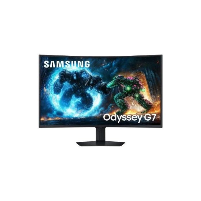 Samsung Odyssey G7 G75F Monitor 37" VA Curvo UHD 4K 165Hz FreeSync HDR10+ - Respuesta 1ms - HDMI, DisplayPort, USB - VESA 75x75mm - Color Negro