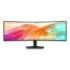 Samsung ViewFinity S9 S95UF Monitor 49" VA Curvo Dual QHD 120Hz HDR - Respuesta 5ms - Altavoces 10W - Ajustable en Altura, Giratorio e Inclinable - 32:9 - HDMI, DisplayPort, USB - VESA 100x100mm - Color Negro