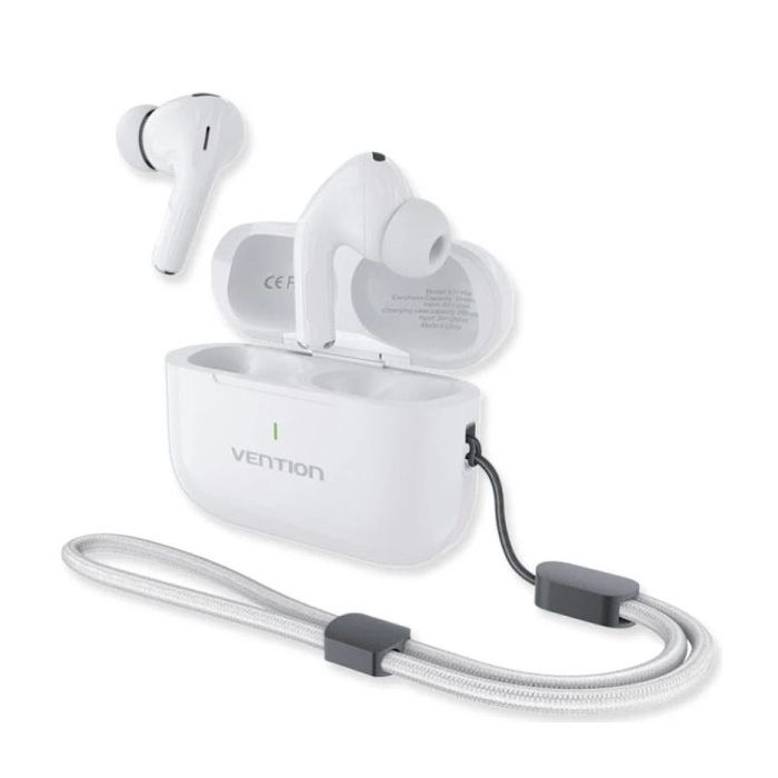 Vention Echo Lite E11 Plus Auriculares Intraurales Inalambricos - Bluetooth 6.0 - Autonomia hasta 6h - Estuche con Bateria de 250mAh - Color Blanco