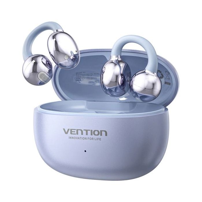 Vention A11 Clip-On Auriculares Intraurales Inalambricos - Bluetooth 6.0 - Alcance 10m - Estuche con Bateria de 400mAh - Color Blanco