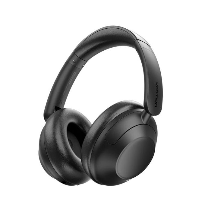 Vention Echo Clarity Hybrid Auriculares Supraaurales Inalambricos - Bluetooth 6.0 - Alcance 10m - Incluye Accesorios - Cancelacion Activa de Ruido ANC - Color Negro