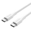 Vention Cable USB-C - Potencia hasta 60W - Longitud 0.5m - Carcasa de PVC - Velocidad hasta 480Mbps - Color Blanco