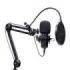 Trust GXT 270 Emita II+ Microfono de Estudio - Cable USB 2.5m - Filtro Antipop de Rejilla - Brazo Ajustable - Filtro Antiviento - 42x42x162mm - Color Negro