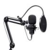 Trust GXT 270 Emita II+ Microfono de Estudio - Cable USB 2.5m - Filtro Antipop de Rejilla - Brazo Ajustable - Filtro Antiviento - 42x42x162mm - Color Negro