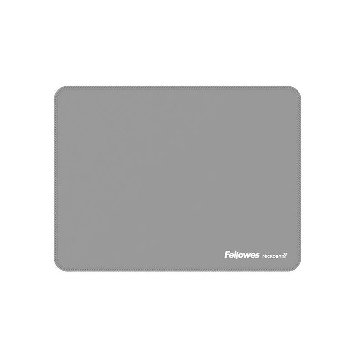 Fellowes Breyta Alfombrilla XL - Antideslizante - Proteccion Antimicrobiana - Bordes Reforzados - Fabricado con Material Reciclado - 21x28x0.25cm - Color Gris