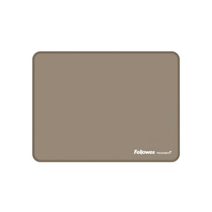 Fellowes Breyta Alfombrilla XL - Antideslizante - Proteccion Antimicrobiana - Bordes Reforzados - Fabricado con Material Reciclado - 21x28x0.25cm - Color Beige Arena