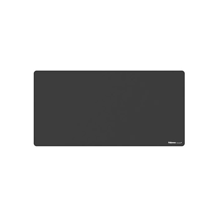 Fellowes Breyta Alfombrilla de Escritorio - Antideslizante - Proteccion Antimicrobiana - Antirreflectante - Fabricado con Material Reciclado - 40x80x0.25cm - Color Negro