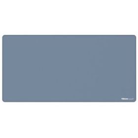Fellowes Breyta Alfombrilla de Escritorio - Antideslizante - Proteccion Antimicrobiana - Antirreflectante - Fabricado con Material Reciclado - 40x80x0.25cm - Color Azul