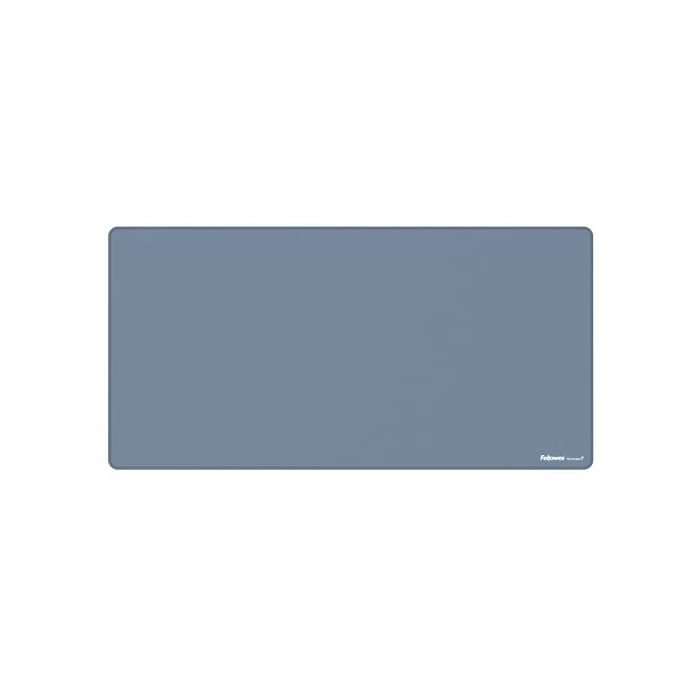 Fellowes Breyta Alfombrilla de Escritorio - Antideslizante - Proteccion Antimicrobiana - Antirreflectante - Fabricado con Material Reciclado - 40x80x0.25cm - Color Azul