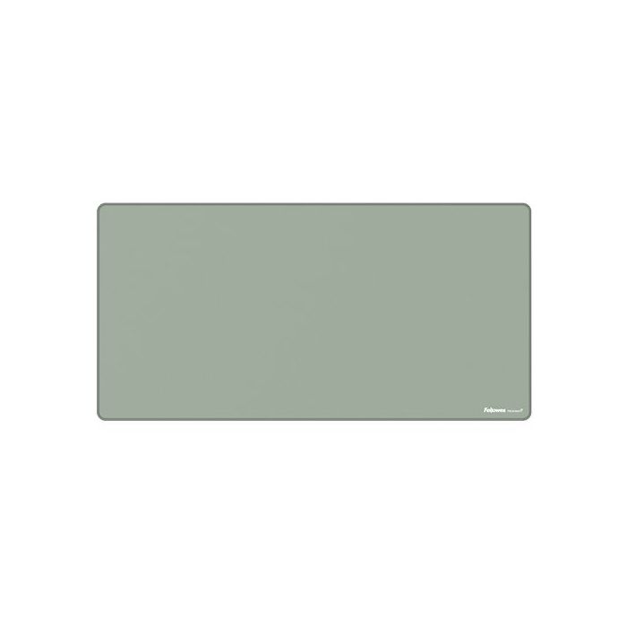 Fellowes Breyta Alfombrilla de Escritorio - Antideslizante - Proteccion Antimicrobiana - Antirreflectante - Fabricado con Material Reciclado - 40x80x0.25cm - Color Verde Salvia