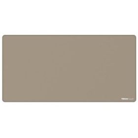 Fellowes Breyta Alfombrilla de Escritorio - Antideslizante - Proteccion Antimicrobiana - Antirreflectante - Fabricado con Material Reciclado - 40x80x0.25cm - Color Beige Arena