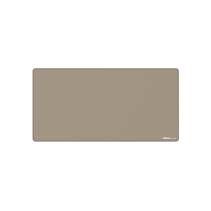 Fellowes Breyta Alfombrilla de Escritorio - Antideslizante - Proteccion Antimicrobiana - Antirreflectante - Fabricado con Material Reciclado - 40x80x0.25cm - Color Beige Arena