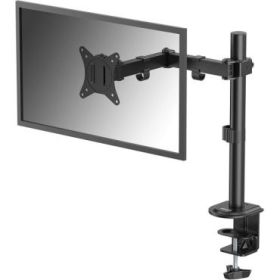 Fellowes Everyday Soporte de Mesa con Brazo Articulado para Monitores hasta 32" y 9kg - Fijacion con Abrazadera o Tornillos - Gestor de Cables - 56.1x48.4x11.6cm - Color Negro