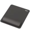 Fellowes Breyta Alfombrilla con Reposamuñecas - Revestimiento Antipolvo - Proteccion Antimicrobiana - Tacto Suave - Fabricado con Material Reciclado - 24x20x1.75cm - Color Negro