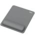 Fellowes Breyta Alfombrilla con Reposamuñecas - Revestimiento Antipolvo - Proteccion Antimicrobiana - Tacto Suave - Fabricado con Material Reciclado - 24x20x1.75cm - Color Gris