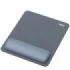 Fellowes Breyta Alfombrilla con Reposamuñecas - Revestimiento Antipolvo - Proteccion Antimicrobiana - Tacto Suave - Fabricado con Material Reciclado - 24x20x1.75cm - Color Azul