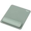 Fellowes Breyta Alfombrilla con Reposamuñecas - Revestimiento Antipolvo - Proteccion Antimicrobiana - Tacto Suave - Fabricado con Material Reciclado - 24x20x1.75cm - Color Verde Salvia