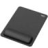 Fellowes Breyta Alfombrilla con Reposamuñecas XL - Revestimiento Antipolvo - Proteccion Antimicrobiana - Tacto Suave - Fabricado con Material Reciclado - 28x21x1.75cm - Color Negro