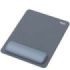Fellowes Breyta Alfombrilla con Reposamuñecas XL - Revestimiento Antipolvo - Proteccion Antimicrobiana - Tacto Suave - Fabricado con Material Reciclado - 28x21x1.75cm - Color Azul