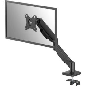 Fellowes Everyday Plus Soporte de Mesa con Brazo para Monitores hasta 32" y 9kg - Muelle a Gas - Fijacion con Abrazadera o Tornillos - Gestor de Cables - 56.4x49.3x11.7cm - Color Negro