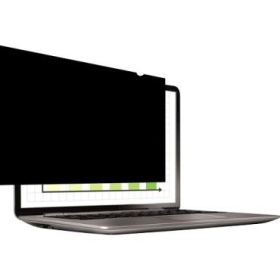 Fellowes Privascreen Filtro de Privacidad para Pantallas Panoramicas hasta 14" - Relacion de Aspecto 16:10 - Reduce Reflejos - Previene Fatiga Visual - 30.16x18.87cm - Color Negro