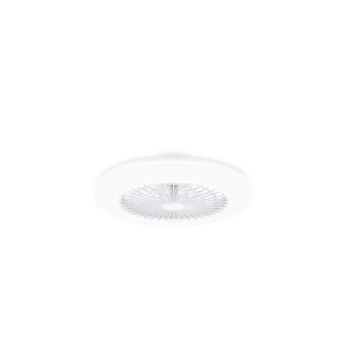 Philips Amigo Flat Fan Ceiling IR RD Ventilador de Techo con Luz LED Hasta 6500K - Aspas Integradas - 25W Ventilador + 60W Luz  - Mando a Distancia - Color Blanco