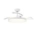 Philips Tynl Retractable Fan Ceiling Ventilador de Techo con Luz LED Hasta 5500K - Aspas Retractiles - 35W Ventilador + 28W Luz - Mando a Distancia - Color Blanco