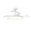 Philips Tynl Retractable Fan Ceiling Ventilador de Techo con Luz LED Hasta 5500K - Aspas Retractiles - 35W Ventilador + 28W Luz - Mando a Distancia - Color Blanco