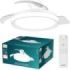 Philips Bliss DC Fan Ceiling Ventilador de Techo con Luz LED Hasta 6500K - Aspas Retractiles - 35W Ventilador + 28W Luz - Mando a Distancia - Color Blanco